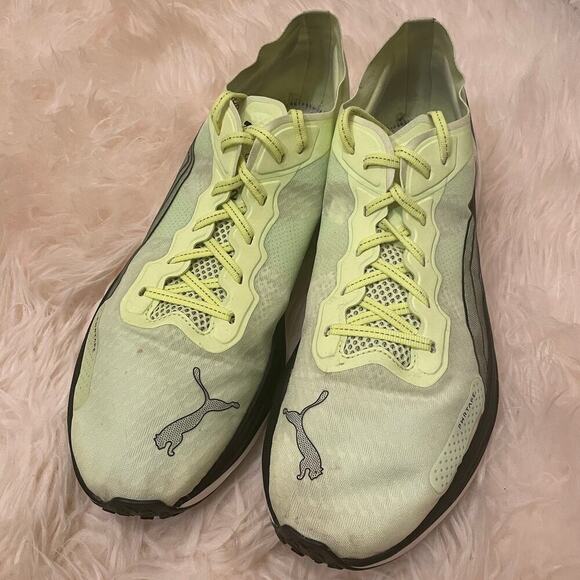 Puma Liberate Nitro 2 75th Running Shoes Men 13 | Yellow Lightweight, No Insoles - Picture 3 of 11